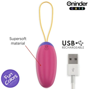 ONINDER CUTE - LOVE PLEASURE VIBRO-WAVE TAPPING SILICONE EGG - FREE WORLDWIDE APP